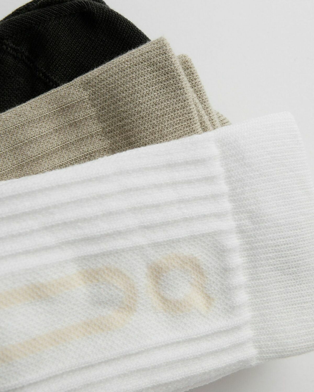 On Ikon Logo Sock 3 Pack Black/White Socks