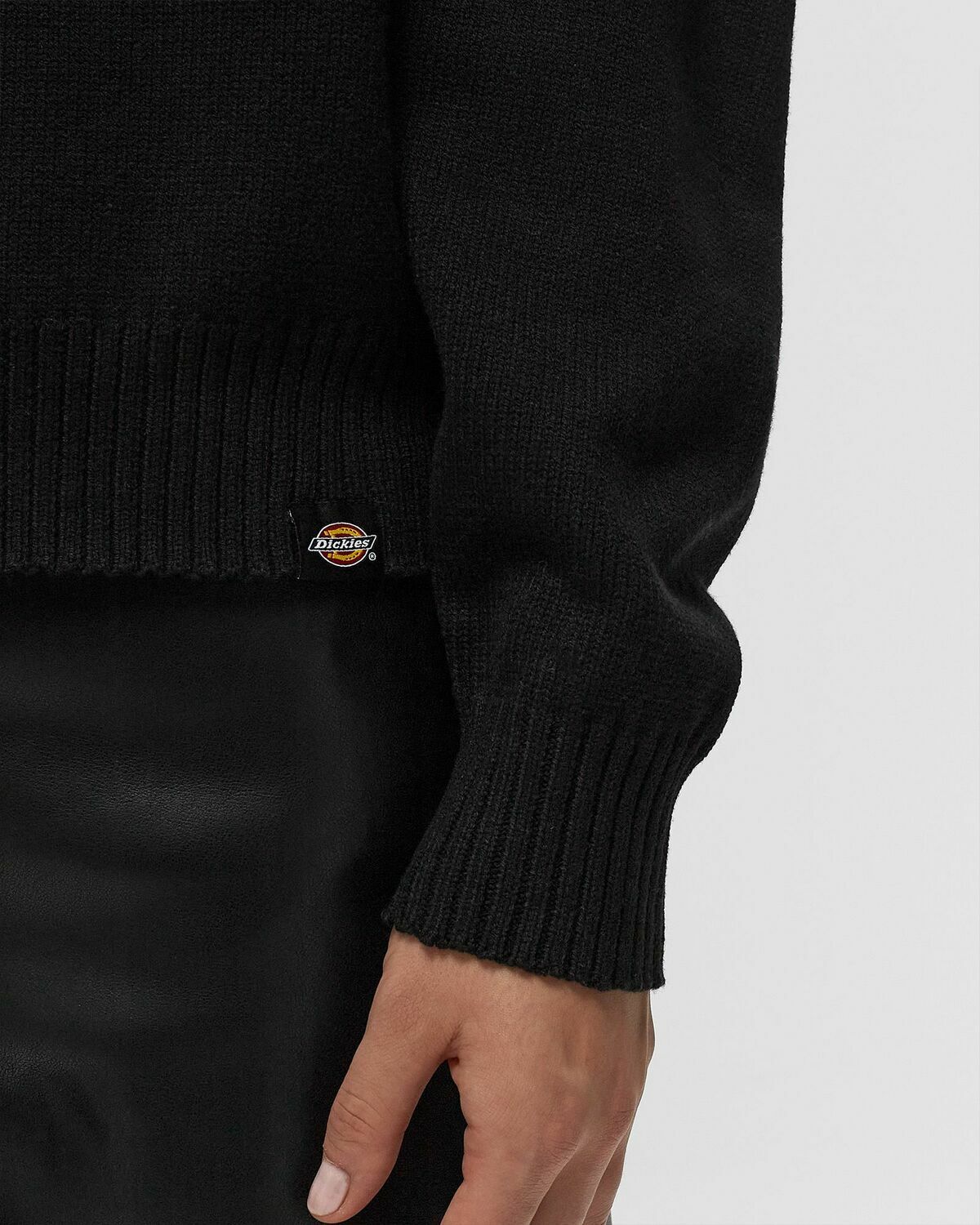 Dickies  East Helena 1/4 Zip Sweat Black Half Zips