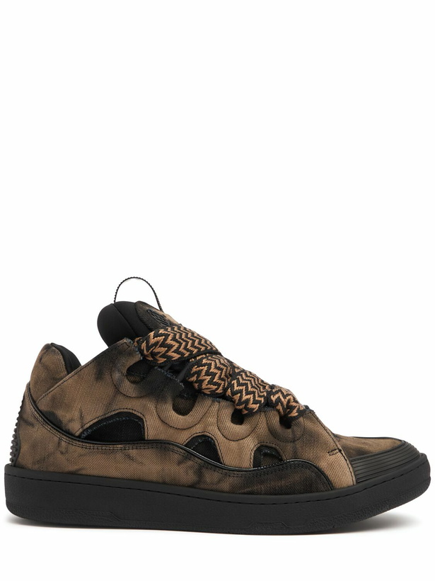 Photo: LANVIN Curb Printed Sneakers