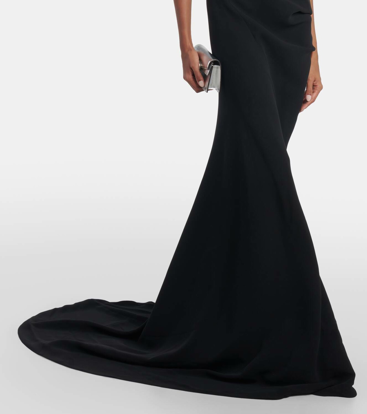Candescence asymmetric bustier gown in black - Maticevski