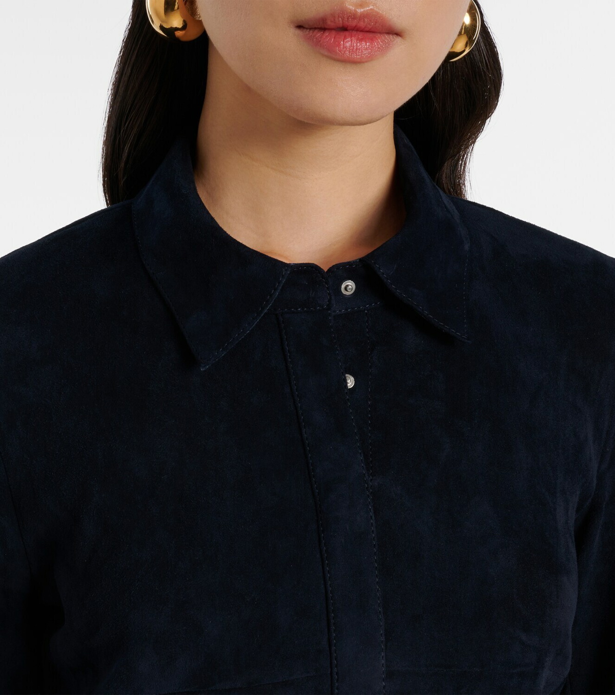 Stouls Becky suede shirtdress