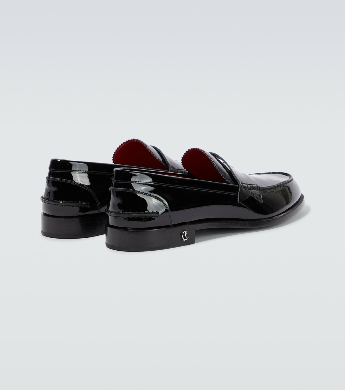 Christian Louboutin - No Penny leather loafers