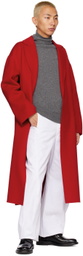 Max Mara Red Nina Coat