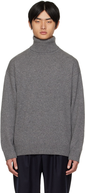 Photo: A.P.C. Gray Marc Turtleneck