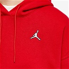 Air Jordan Women's Essential Fleece Popover Hoody in Gym Red/White