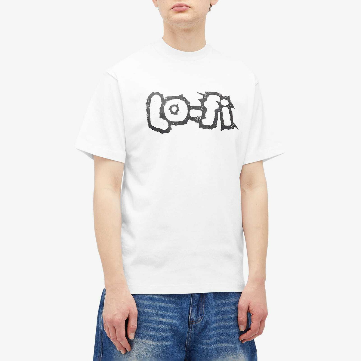 Lo-Fi Men's Crash T-Shirt in White