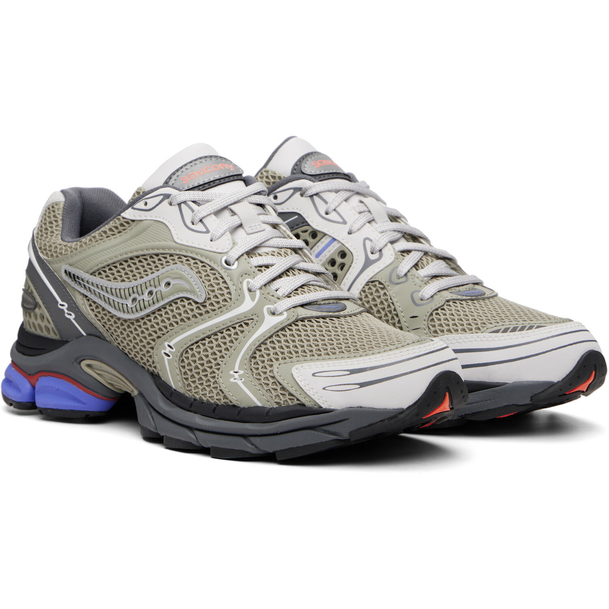 Saucony Gray ProGrid Triumph 4 Sneakers
