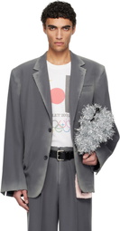 doublet Gray Dusty Tailored Blazer