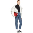 Chen Peng White Short Quilted Puffer Jacket