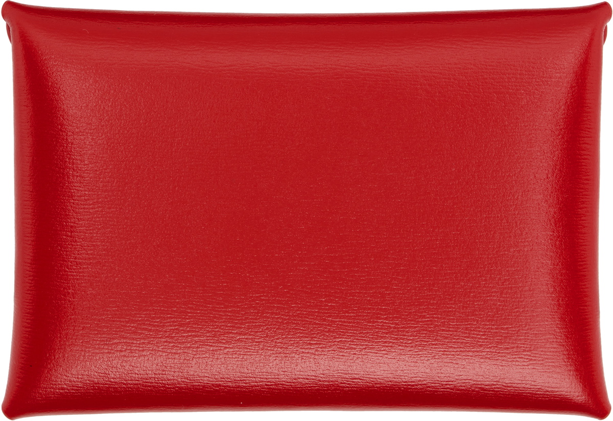 Jil Sander Red Folded Coin Pouch