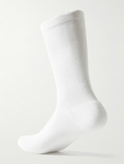 Pas Normal Studios - Mechanism Thermal Merino Wool-Blend Cycling Socks - White