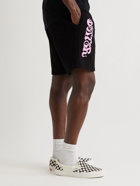 Better™ Gift Shop - Sharif Farrag Straight-Leg Logo-Print Cotton-Jersey Shorts - Black
