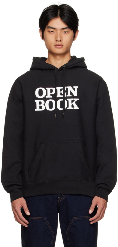 Photo: Cowgirl Blue Co SSENSE Exclusive Black Open Book Hoodie