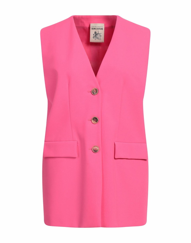 Photo: Semicouture Womens Tailored Vest in Fuchsia