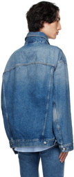 Acne Studios Blue Oversized Denim Jacket