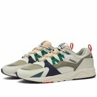 Karhu Men's Fusion 2.0 Sneakers in Lily White/Foliage Green