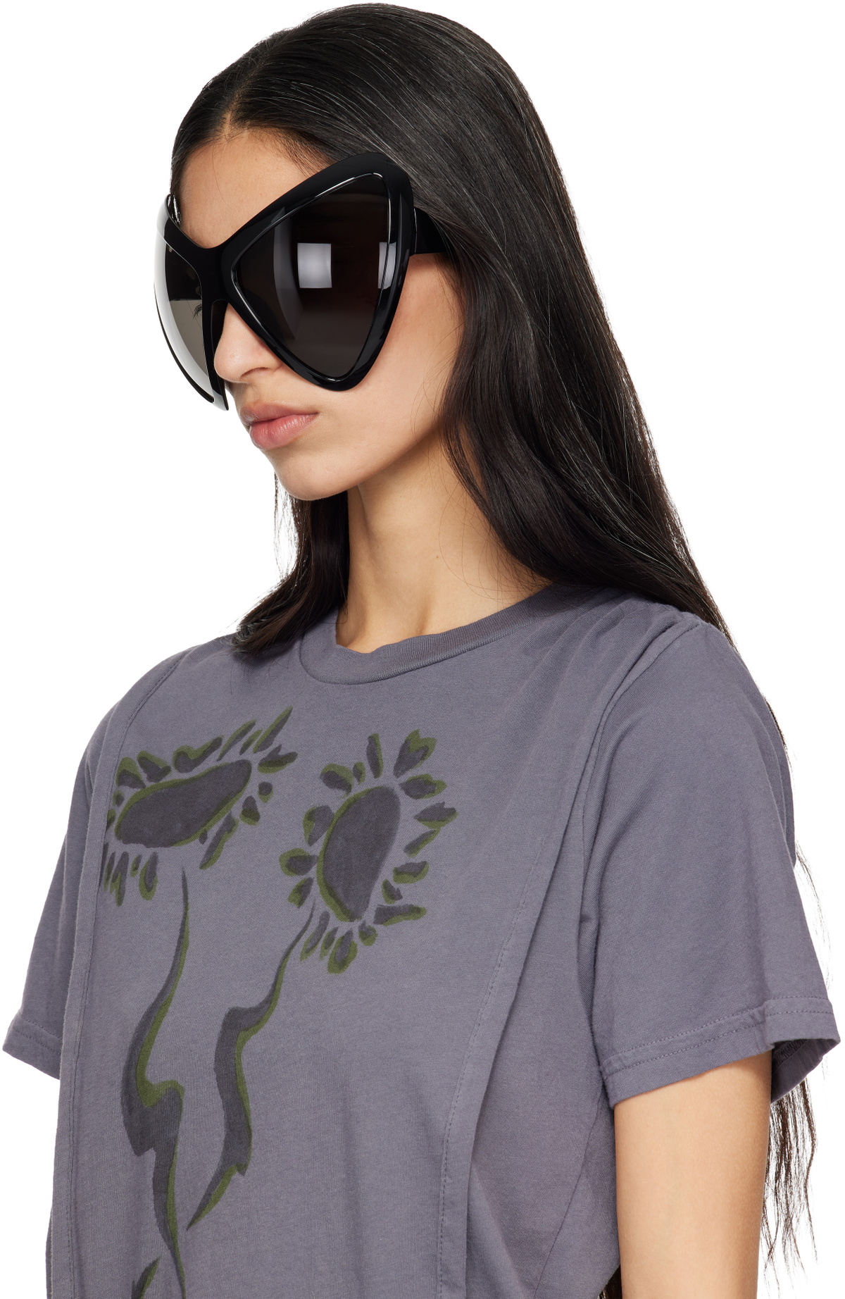 Collina Strada Black Mariposa Sunglasses