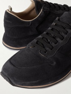 Officine Creative - Race Lux 002 Suede Sneakers - Black