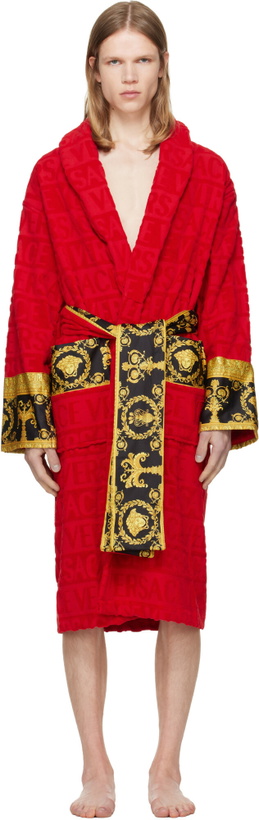 Photo: Versace Red 'I Heart Baroque' Bathrobe