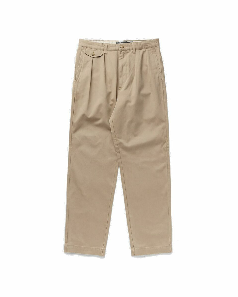 Photo: Polo Ralph Lauren Whitmanchino Pleated Brown - Mens - Casual Pants