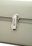 Savette Symmetry Mini Leather Clutch - Light Green - One Size