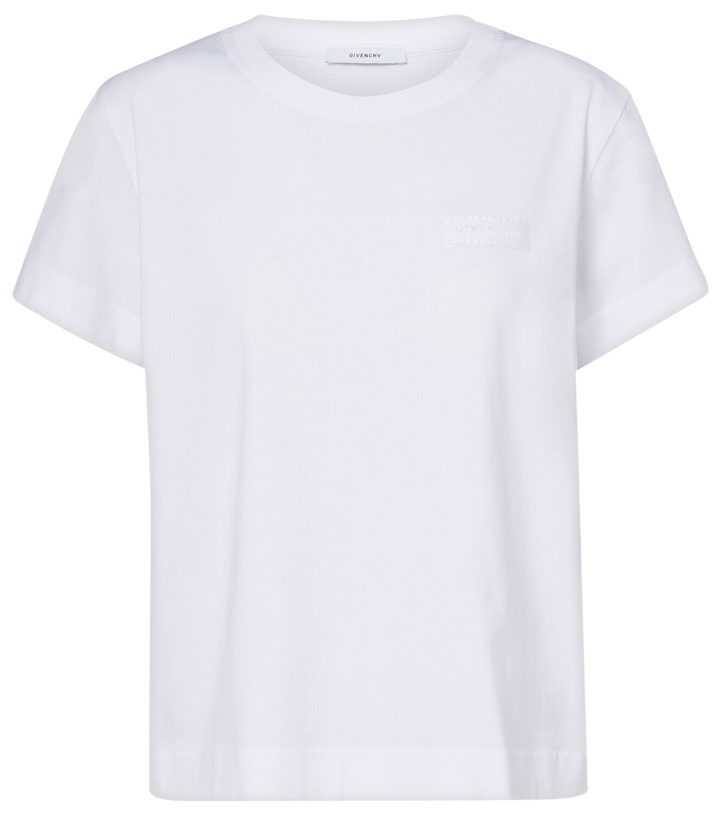 Photo: Givenchy Logo cotton jersey T-shirt