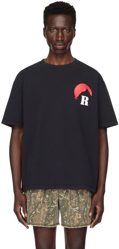 Photo: Rhude SSENSE Exclusive Black Moonlight T-Shirt