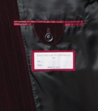 Brunello Cucinelli Pinstripe cotton velvet double-breasted blazer