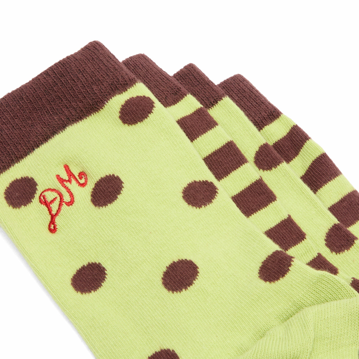 Damson Madder Women's Calf Length 2 Pack Socks in Multi 