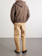 Visvim - Jumbo Cotton-Jersey Zip-Up Hoodie - Brown