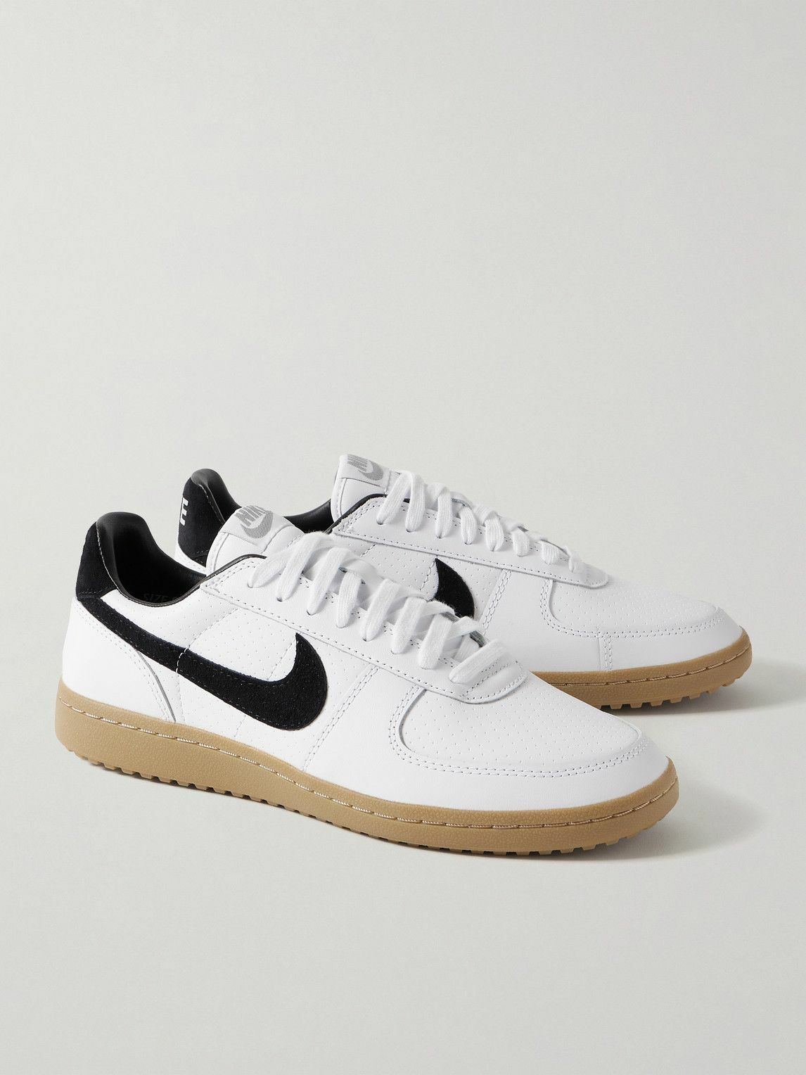 Nike - Field General 82 SP Suede-Trimmed Leather Sneakers