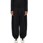 Y-3 Black Sport Uniform Cuffed Trousers