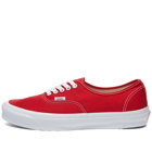 Vans Vault UA OG Authentic LX Sneakers in Red/True White