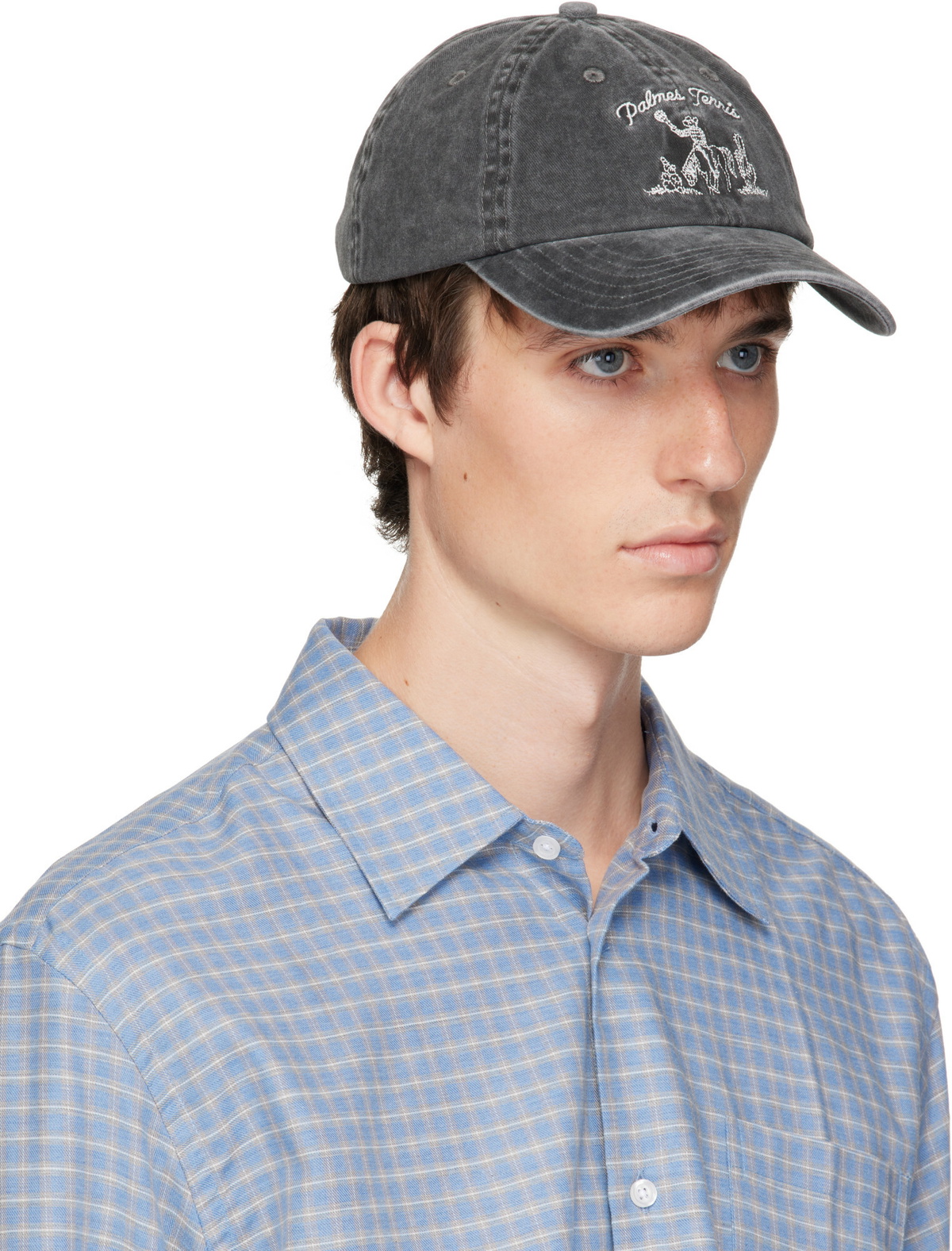 Palmes Gray Western Cap
