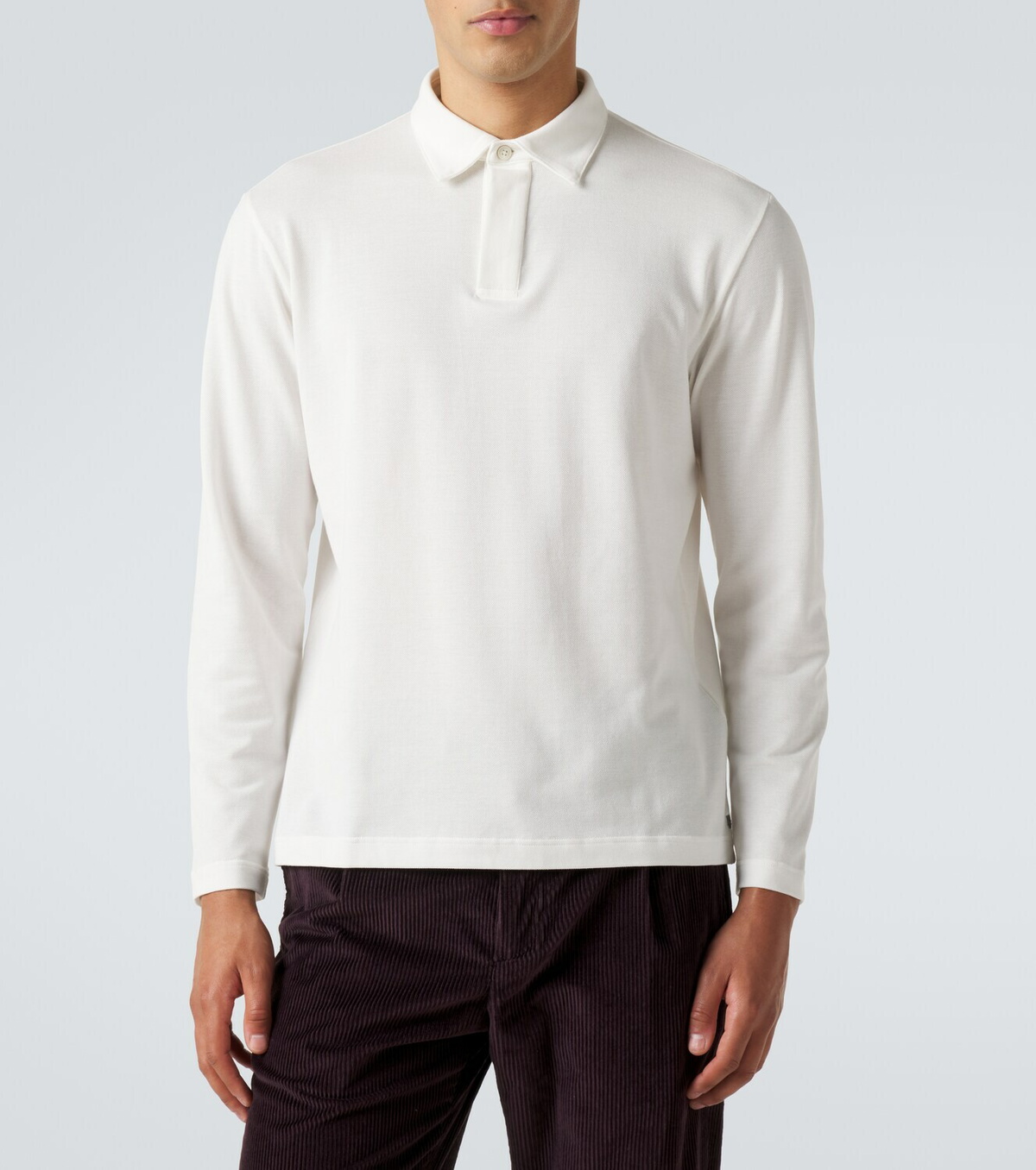 Eleventy Cotton piqué polo shirt