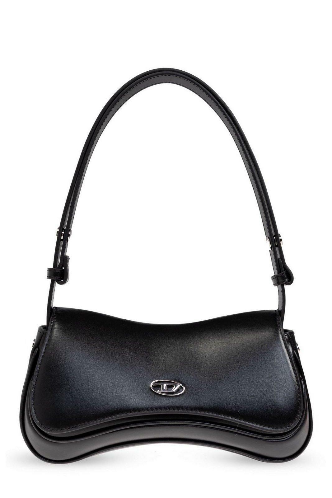 Diesel Play Logo Plaque Clutch Bag Diesel