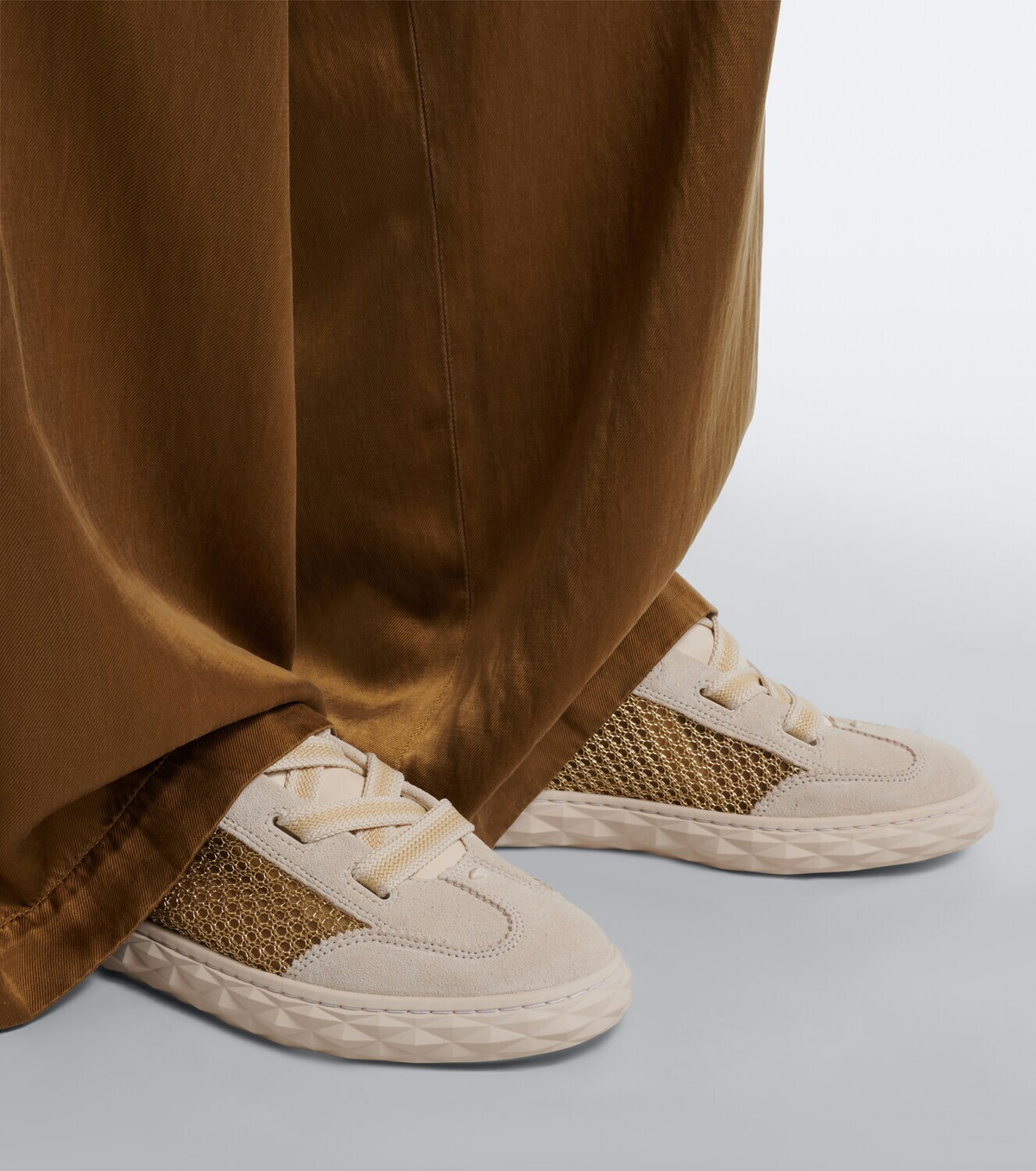 Jimmy Choo Diamond Light Flex suede sneakers