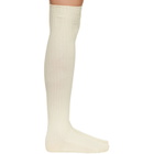 Baserange Off-White Overknee Socks
