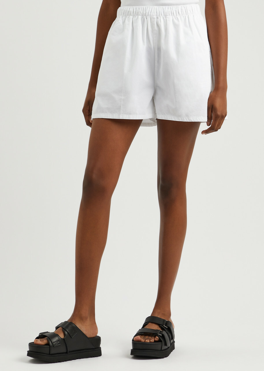 Colorful Standard Cotton-twill Shorts White