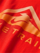 Nike Running - Trail Printed Dri-FIT T-Shirt - Red