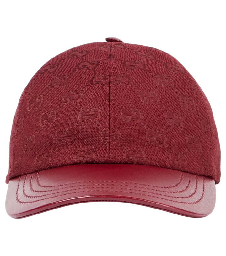 Photo: Gucci GG leather baseball cap