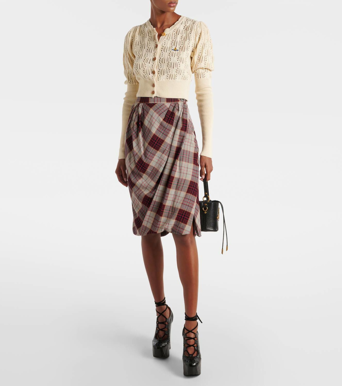 Vivienne Westwood Samantha cotton and cashmere cardigan Vivienne