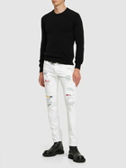 DOLCE & GABBANA - Carretto Distressed Denim Jeans