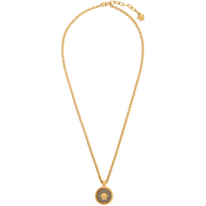 Photo: Versace Gold Medusa Round Necklace