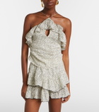 Marant Etoile Djimia halterneck cotton-blend top