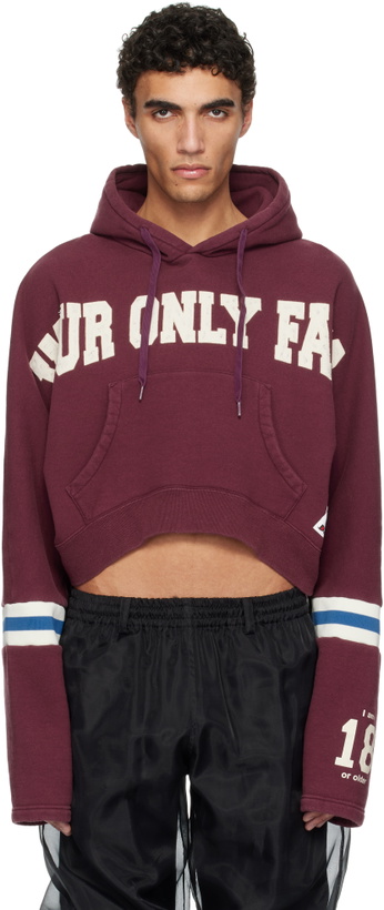 Photo: doublet Burgundy PZtoday Edition 'Only Fans' Hoodie