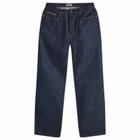 Dubbleware Men's Carver 5 Pocket Jeans in Indigo Raw