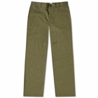 Oliver Spencer Men's Twill Judo Trousers in Green