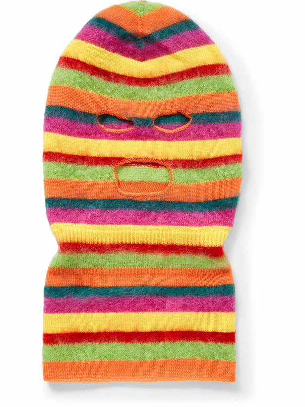 Photo: Marni - Striped Virgin Wool-Blend Balaclava - Multi