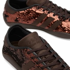 Adidas x Wales Bonner Karintha Sequin Sneaker in Dark Brown/Core Black